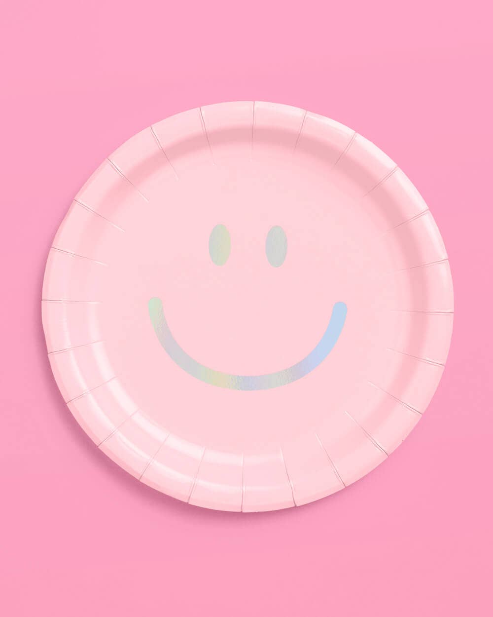 Smiley Pastel Paper Plates