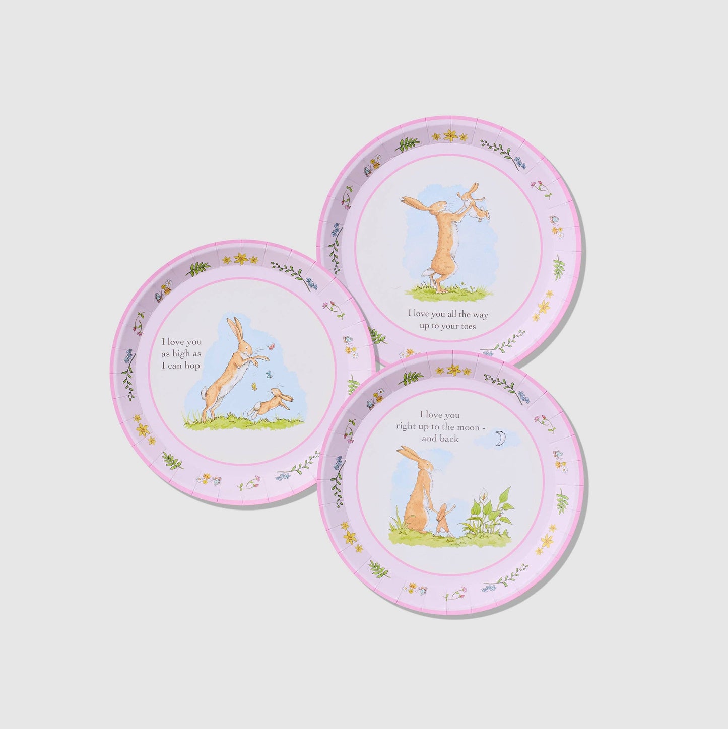 Guess How Much I Love You Pink Small Plates