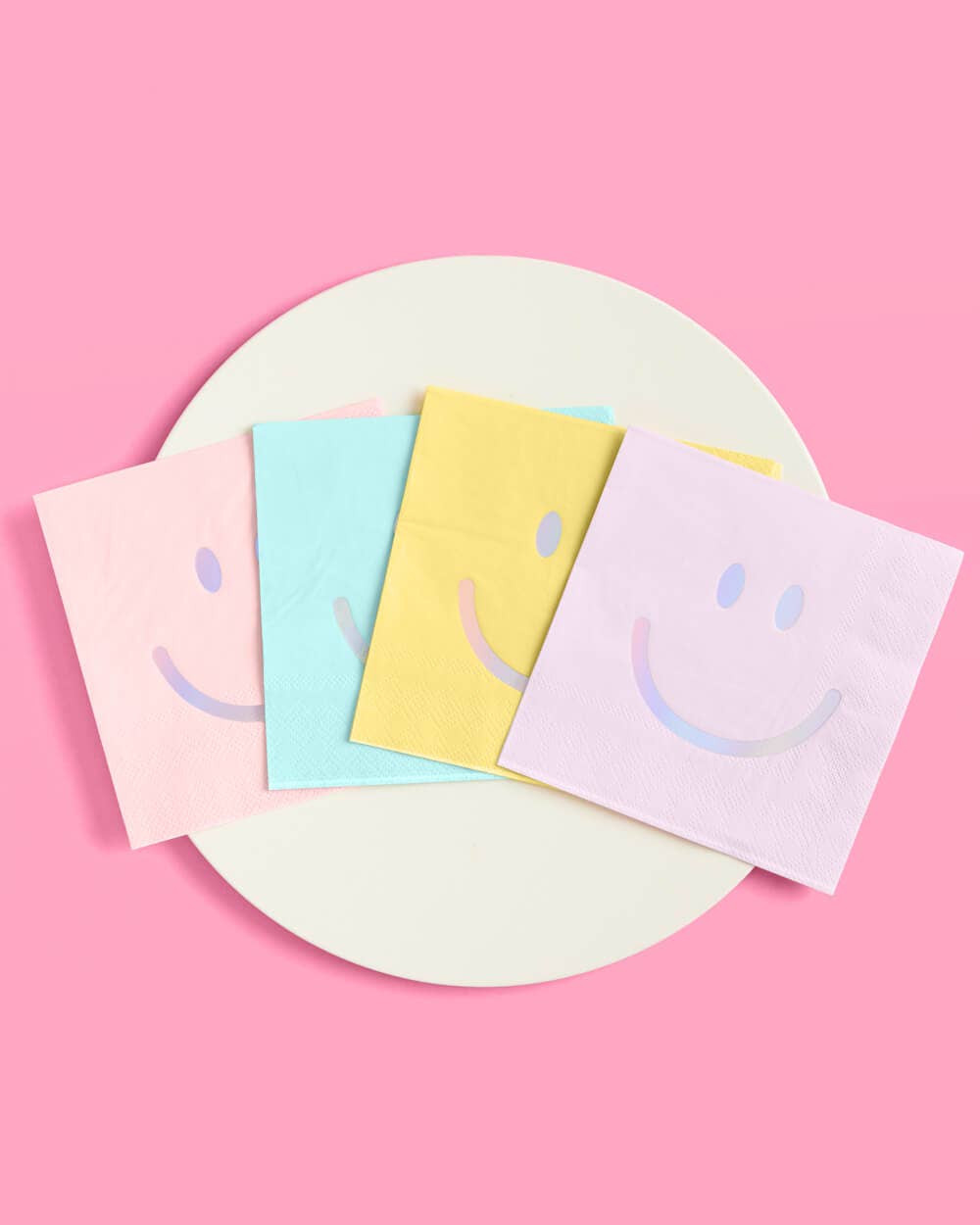 Smiley Pastel Napkins