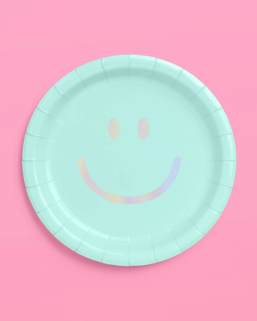Smiley Pastel Paper Plates
