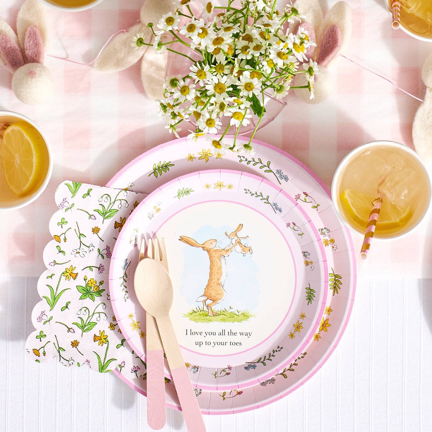Guess How Much I Love You Pink Small Plates
