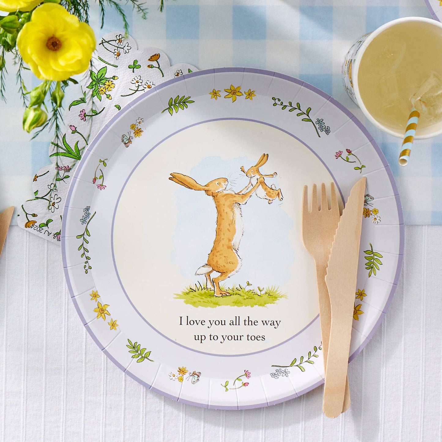Guess How Much I Love You Blue 9.25" Plates