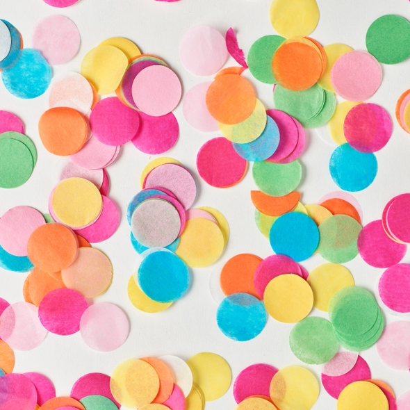 confetti filled balloons