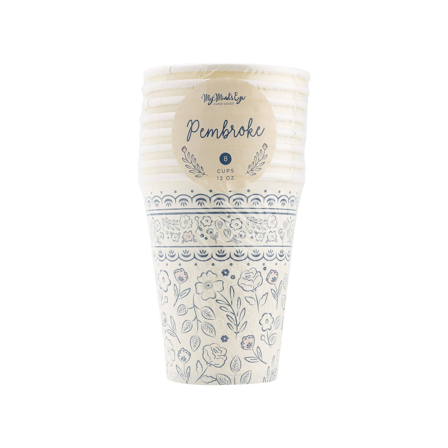 Blue Pembroke Party Tea Cups