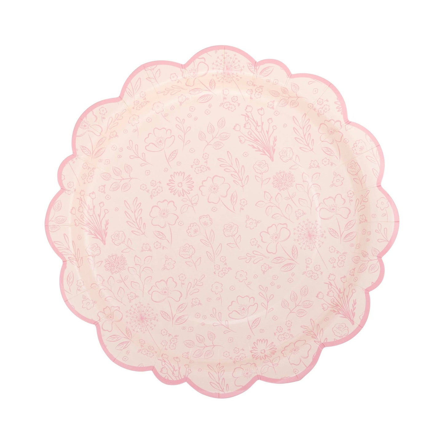 Pembroke Pink Floral Plates