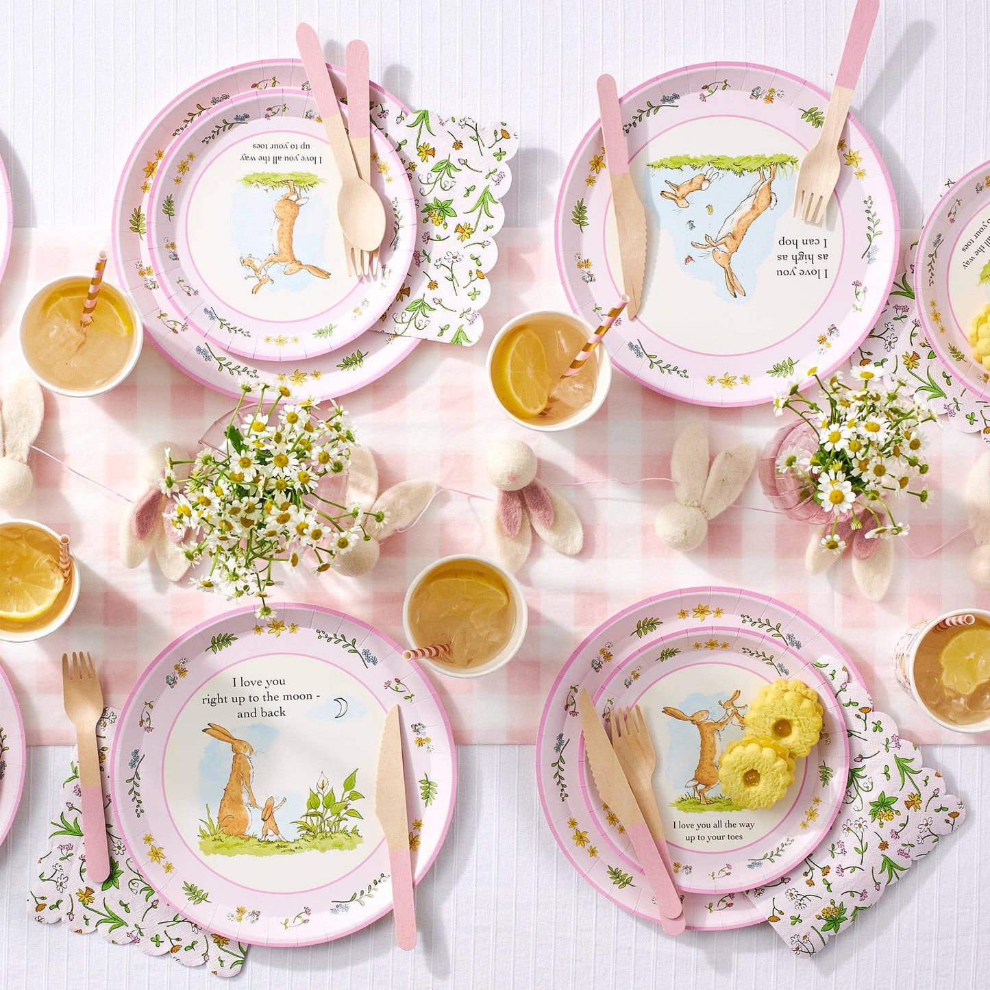 Guess How Much I Love You Pink Small Plates