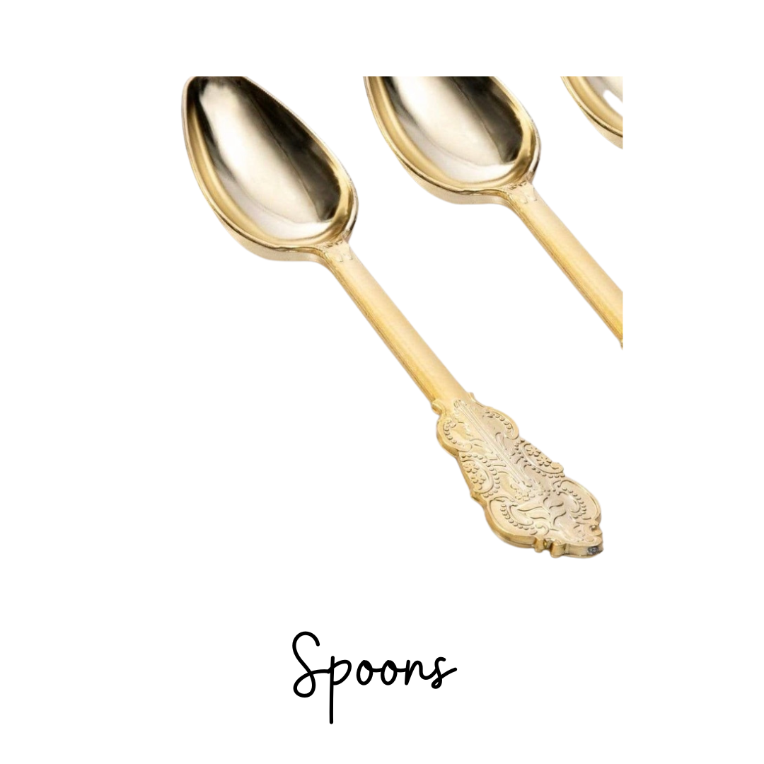 gold cutlery