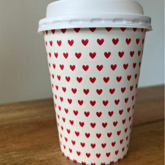 Heart Coffee Cups