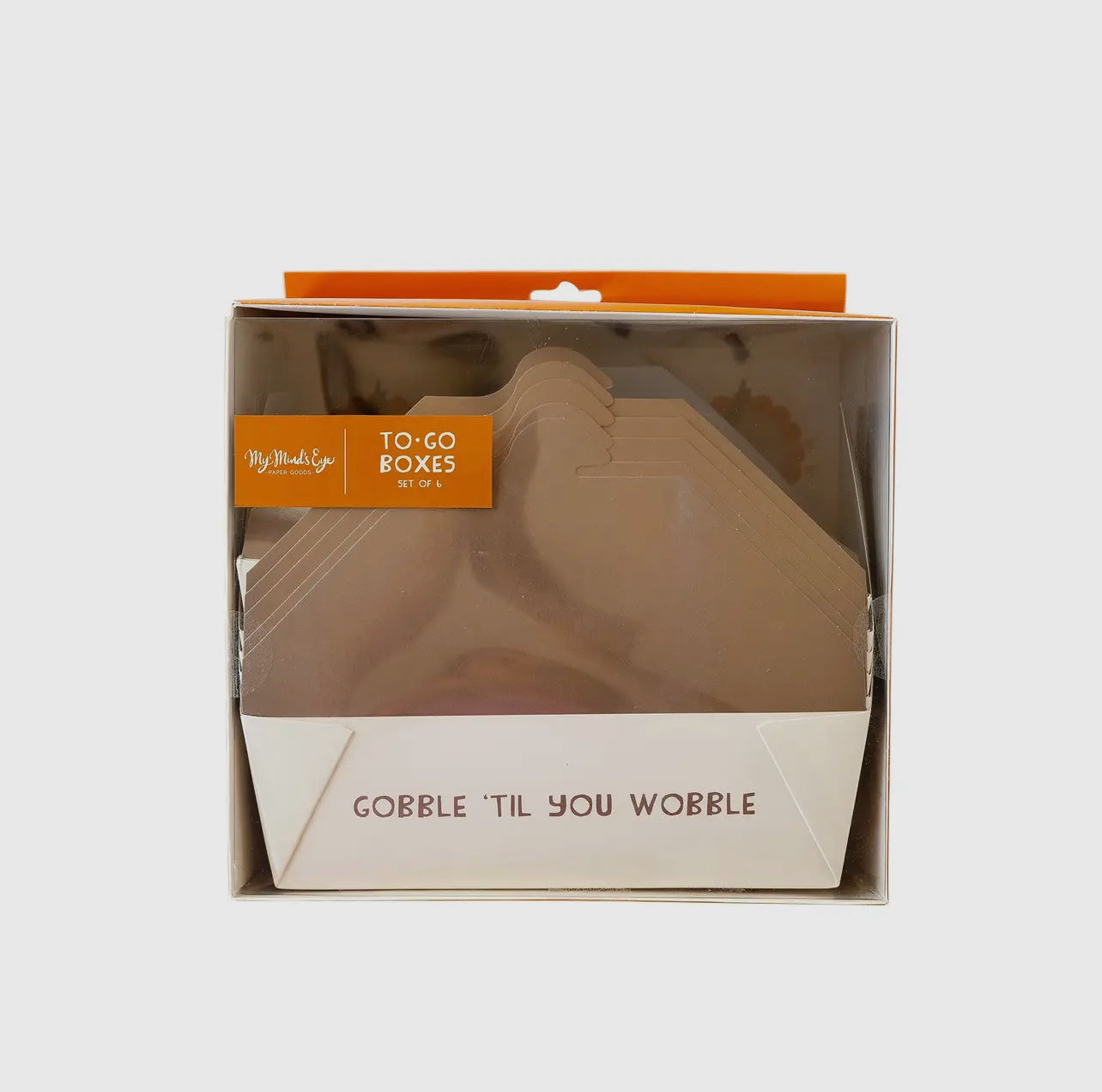 Gobble til You Wobble To Go Boxes