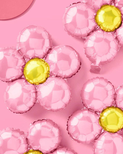 Pink Flower Balloons