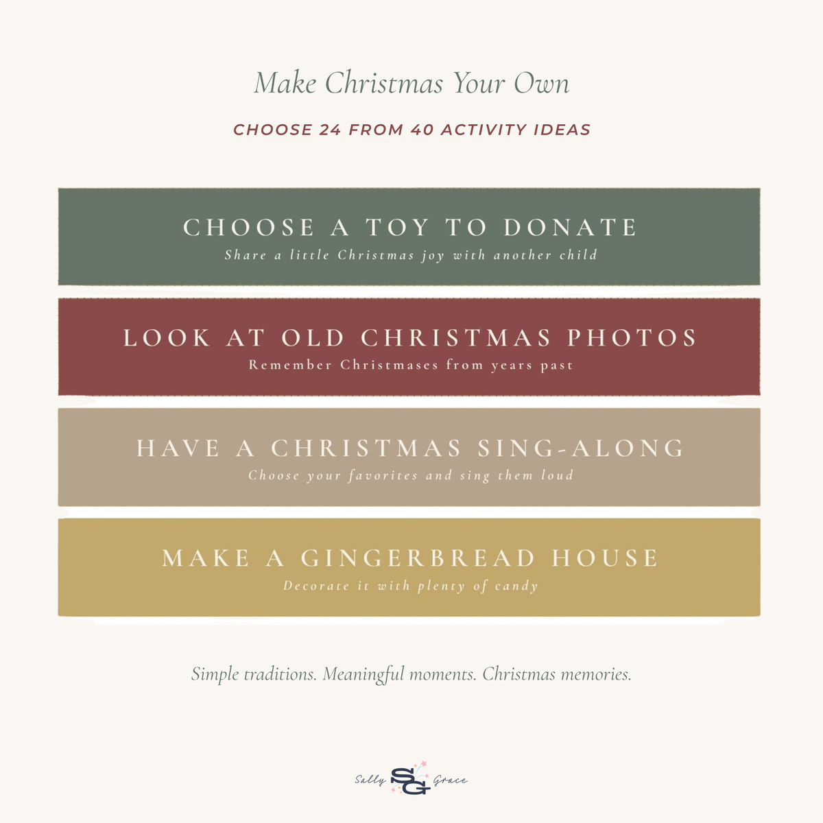 Cozy Christmas Countdown Chain | Printable Activity Kit