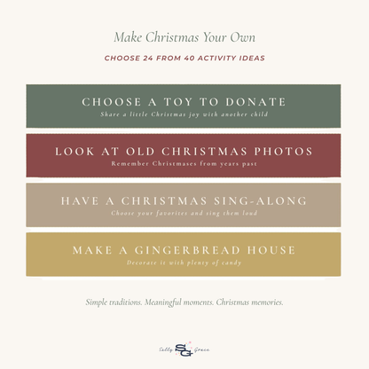 Cozy Christmas Countdown Chain | Printable Activity Kit
