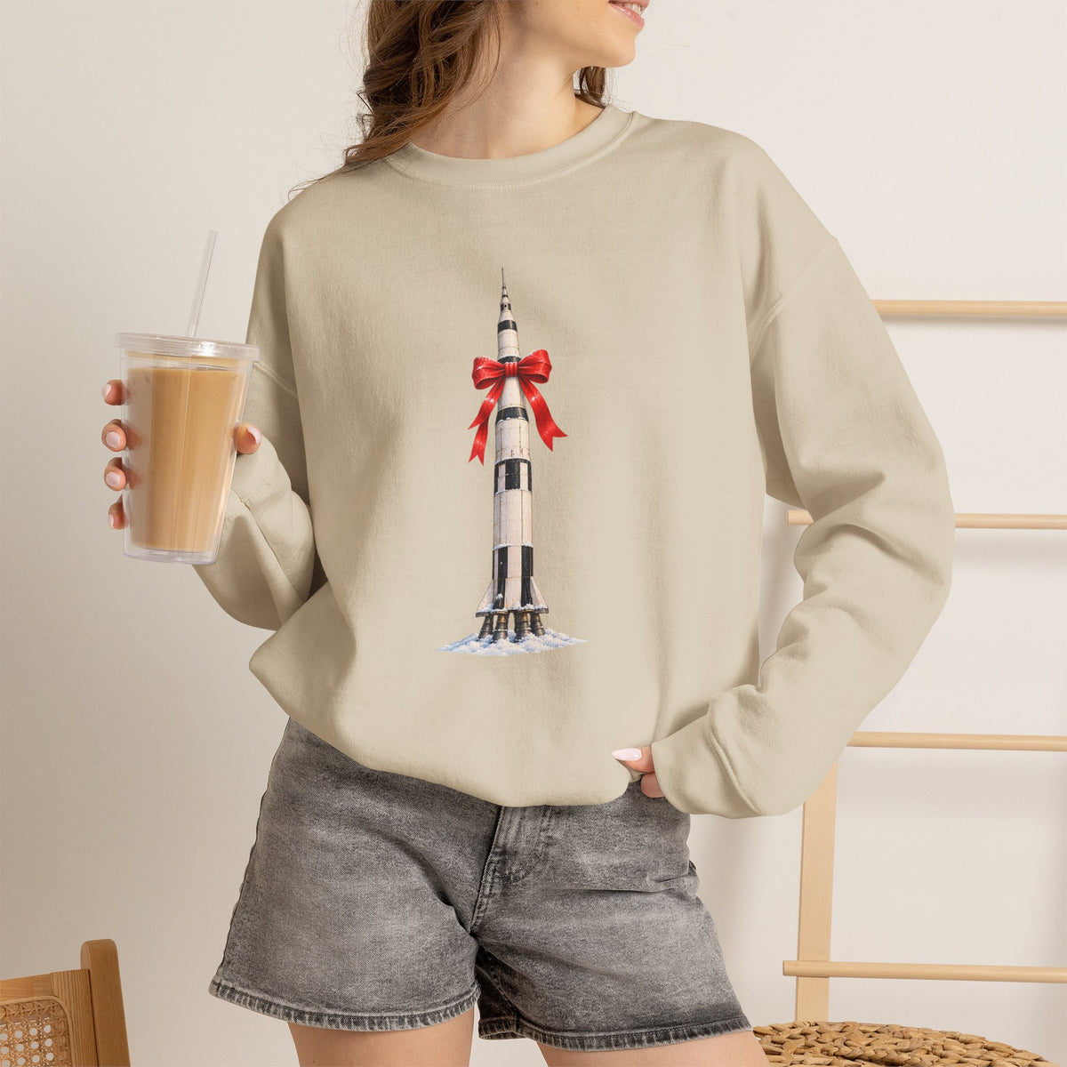 Saturn V Christmas Sweatshirt