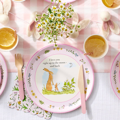 Guess How Much I Love You Pink 9.25" Plates