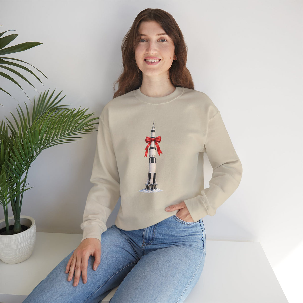 Saturn V Christmas Sweatshirt