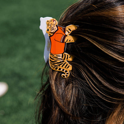 Auburn Football Game Day Claw Hair Clip