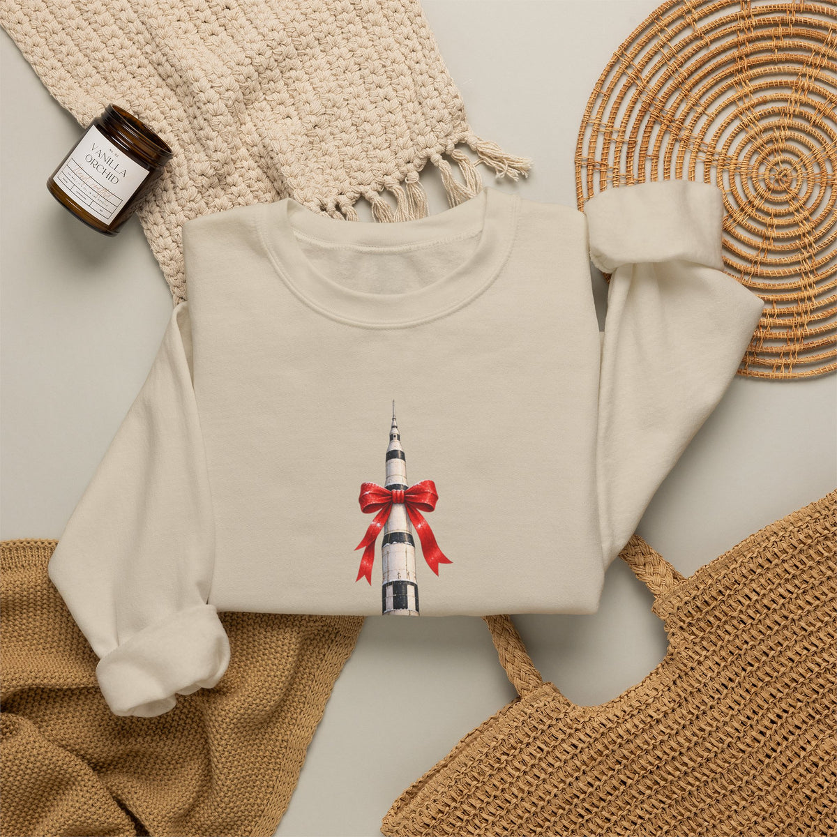 Saturn V Christmas Sweatshirt