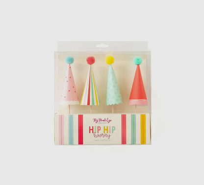 Party Hat Cake Toppers
