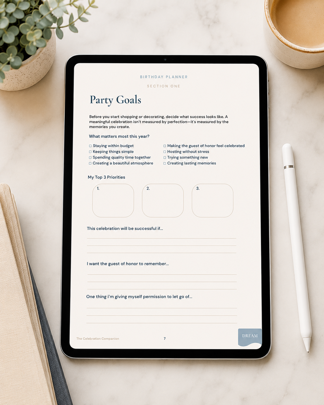 The Celebration Companion | Birthday Edition - DOWNLOAD