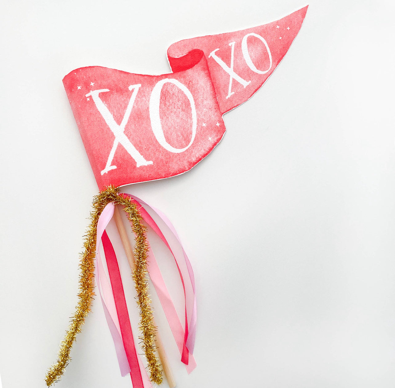 valentines decor pennant