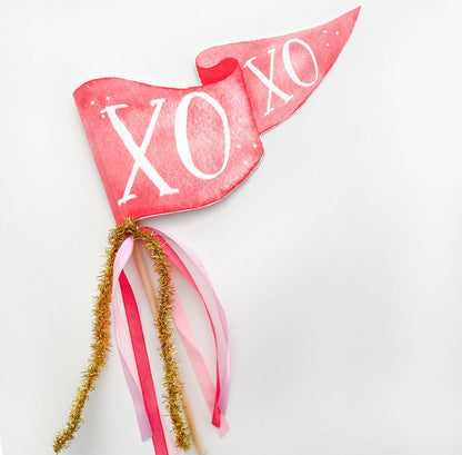valentines decor pennant