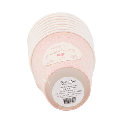 Pink Pembroke Party Cups