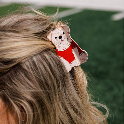 Athens Football Game Day Claw Hair Clip
