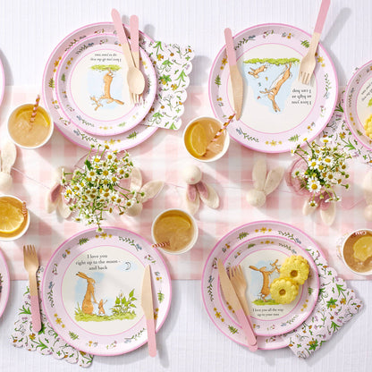Guess How Much I Love You Pink 9.25" Plates