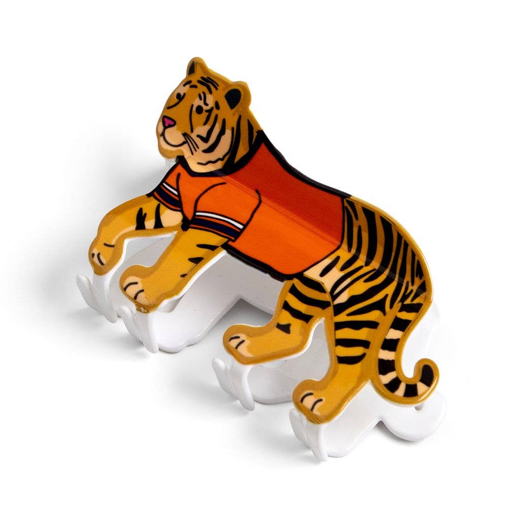 Auburn Football Game Day Claw Hair Clip